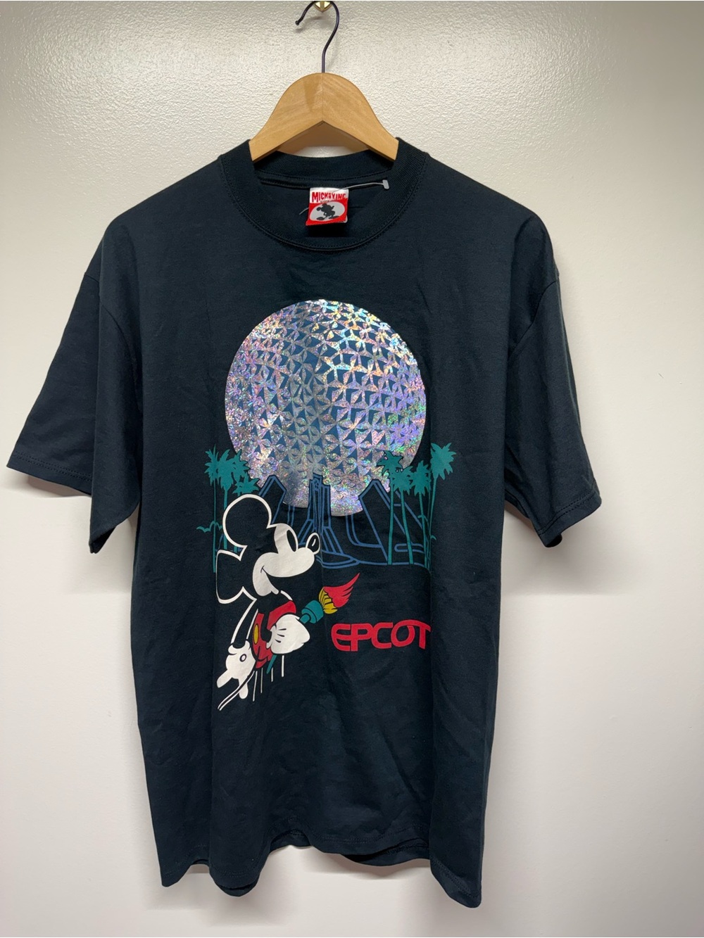 Disney Black EPCOT Mickey Graphic Tee